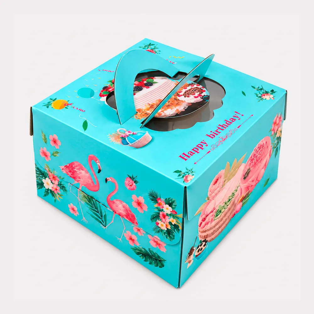 BOITE DE GATEAUX 23*23*15.5CM-CTN 100
