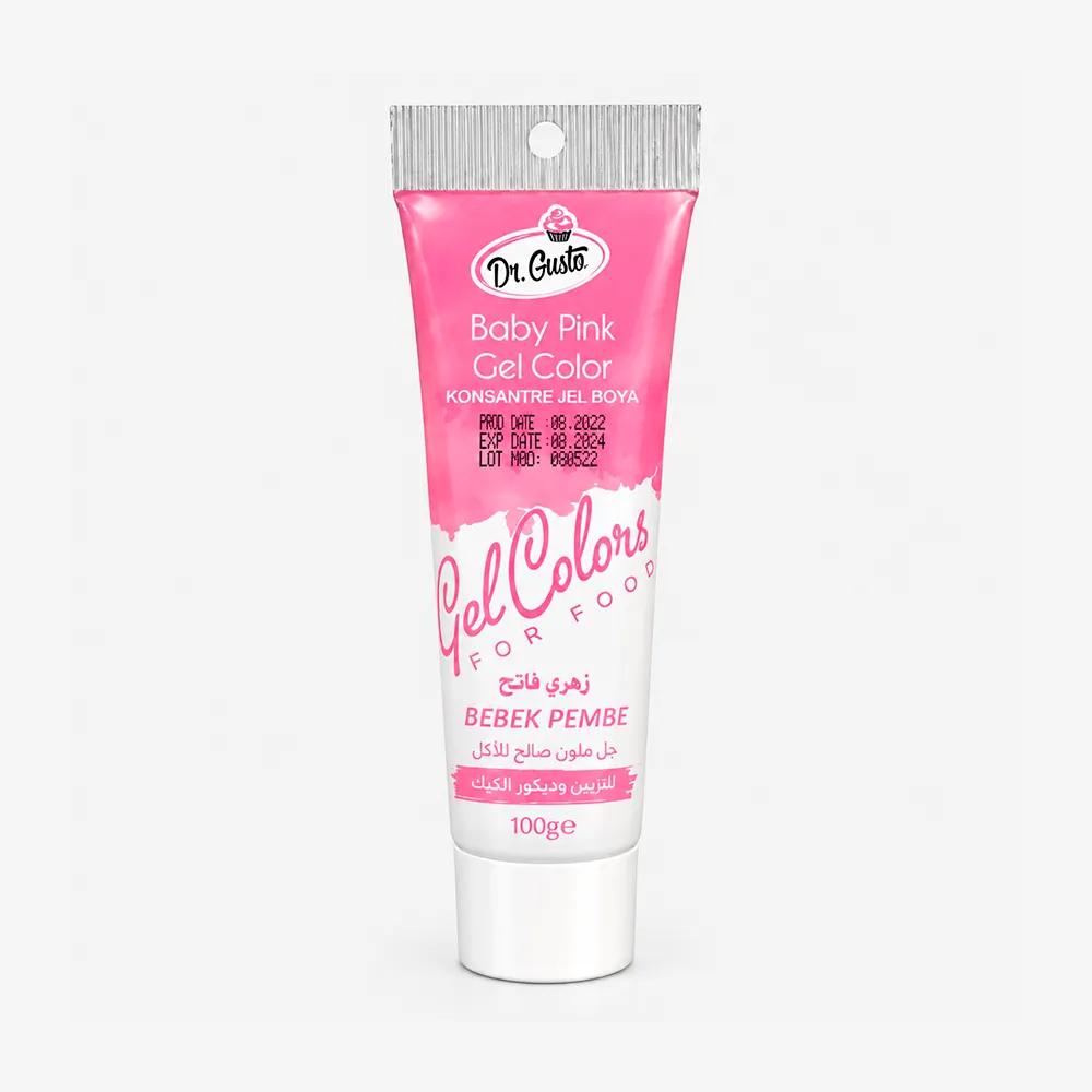 COLORANT GEL TUBE 100 GR BABY PINK