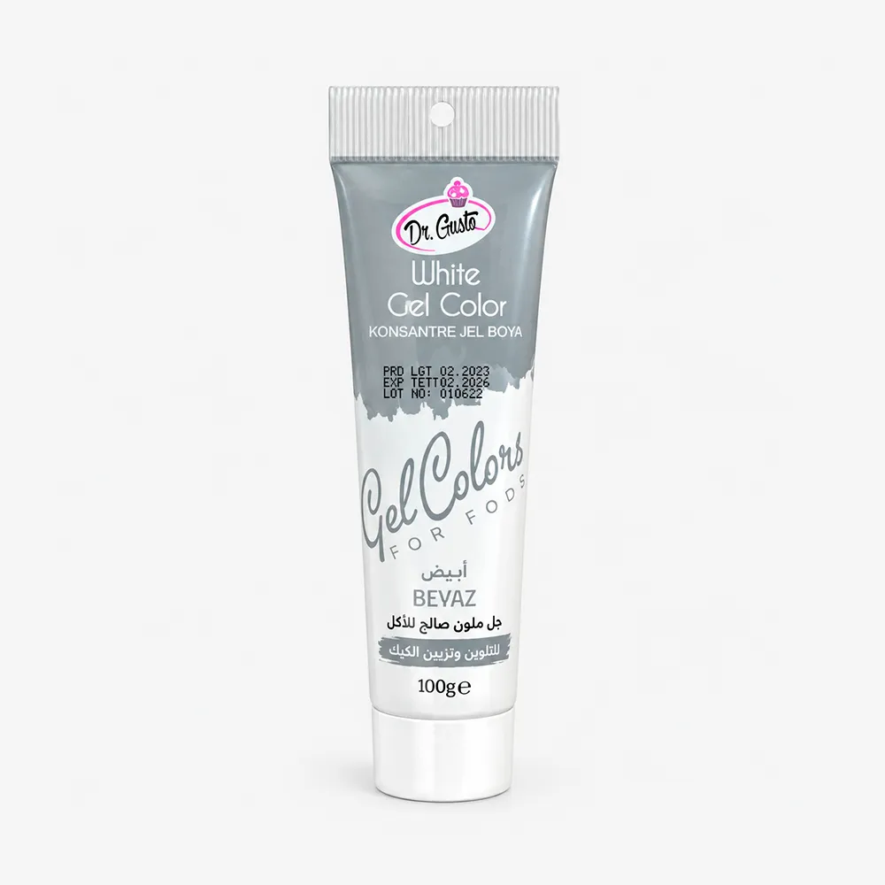 COLORANT GEL TUBE 100 GR BLANC