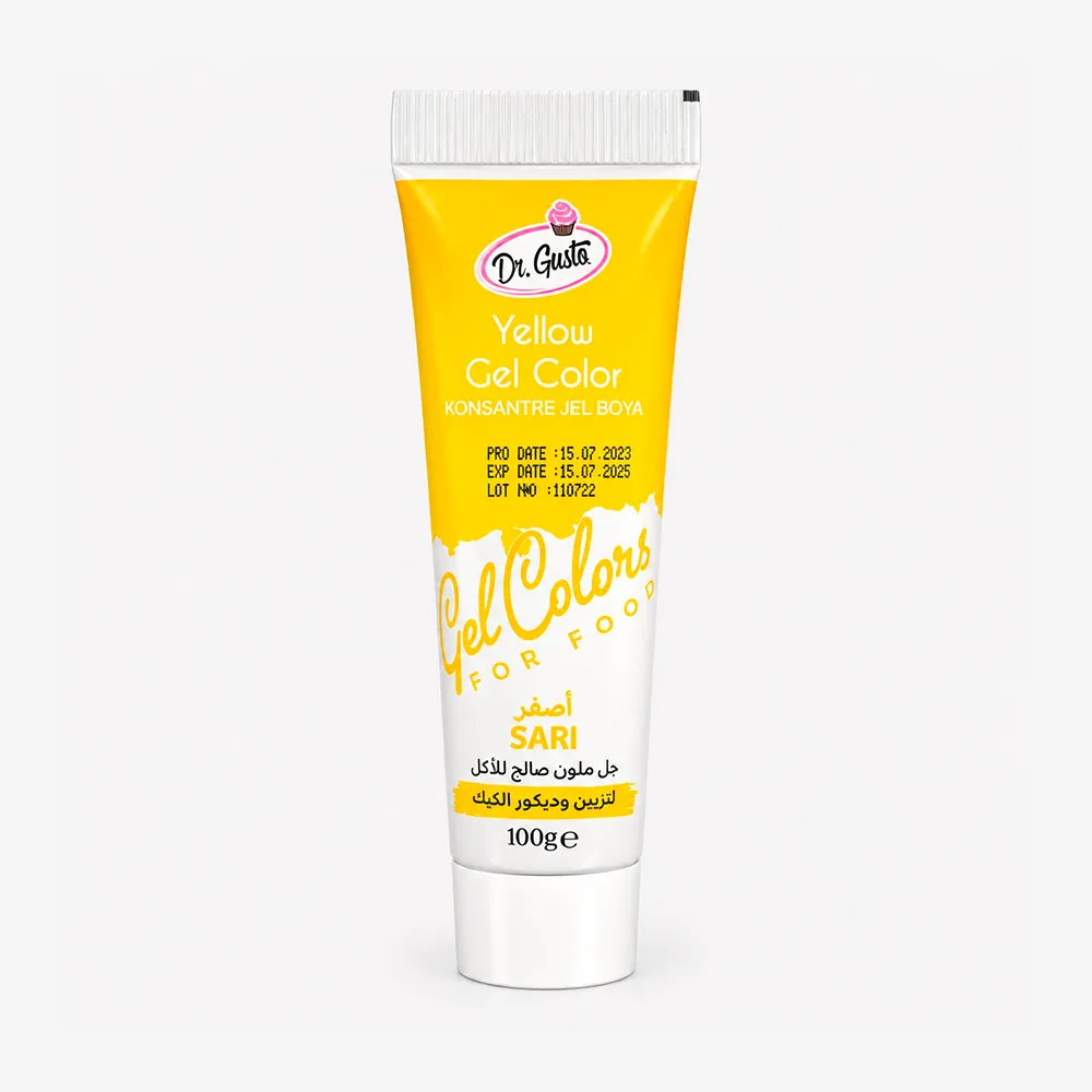 COLORANT GEL TUBE 100 GR JAUNE