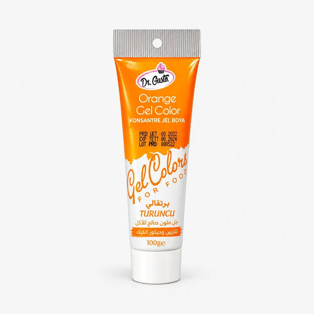 COLORANT GEL TUBE 100 GR ORANGE