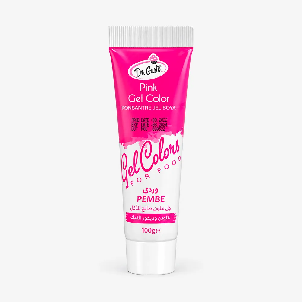 COLORANT GEL TUBE 100 GR ROSE