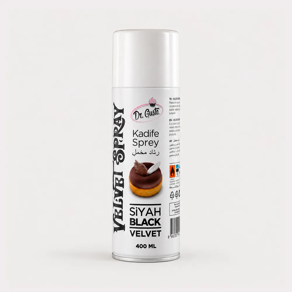 SPRAY VELOUR 400ML  NOIR