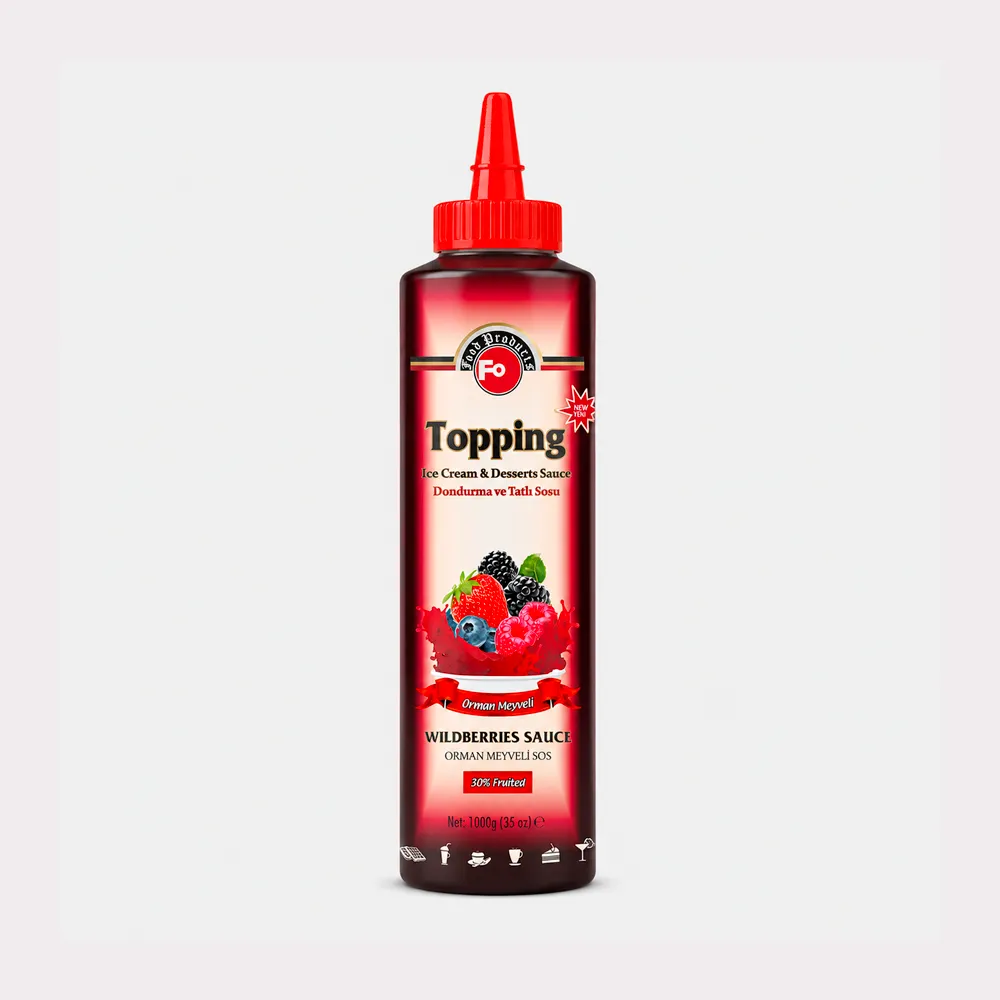 [FO SAUCE MS] FO SAUCE GLACE MYRTILLE SAUVAGE 350 G