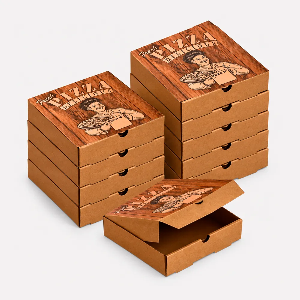 [PIZZAAY33] BOITE PIZZA BAKERY SHOP 33x33x4