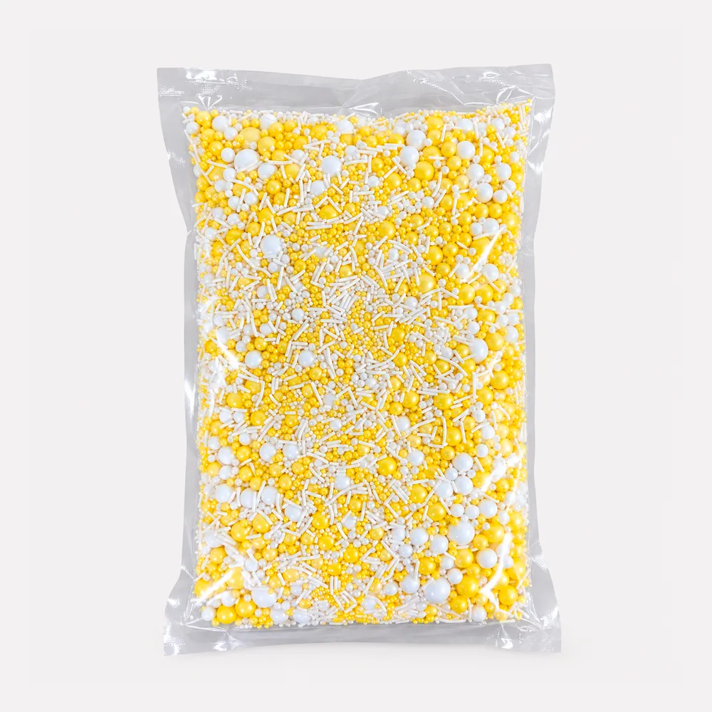 [AMC27-22] DRAGEES 1KG MIX BOULES JAUNES BLANCHES