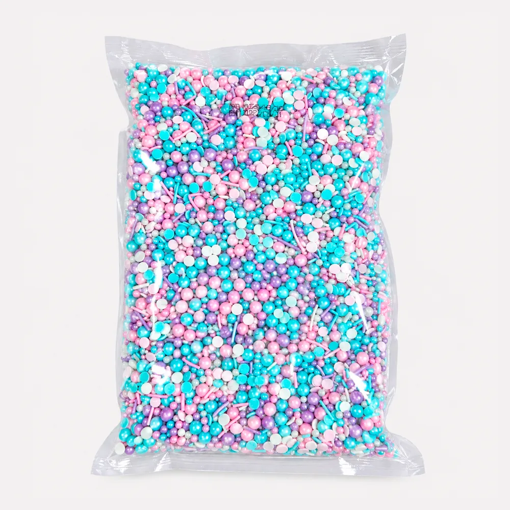 [AMC27-29] DRAGEES 1 KG MIX BOULES ROSE BEBE BLEU CLAIR