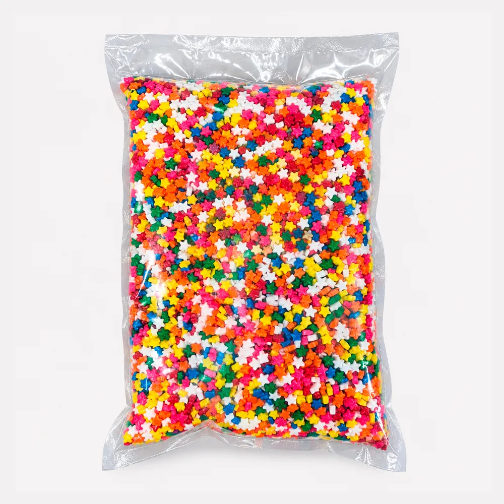 [AMC27-41] DRAGEES 1 KG ETOILES MULTICOULEURS