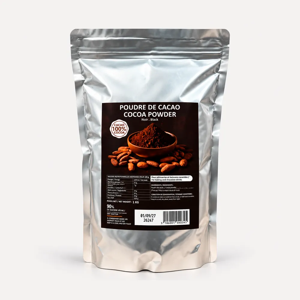 [CACAOGF1KGN] POUDRE DE CACAO G.F NOIR 1KG-CTN (5)