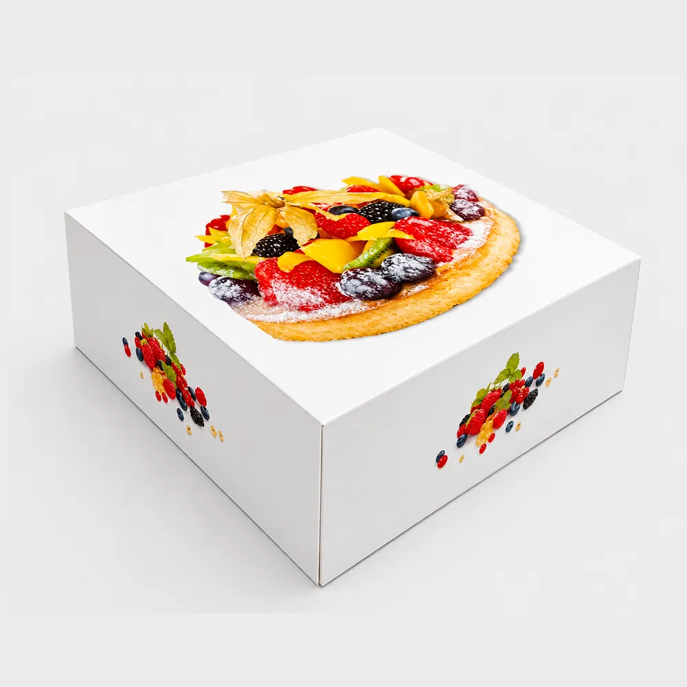 [BP22*8] BOITE DE GATEAUX 22*22*8-CTN 200
