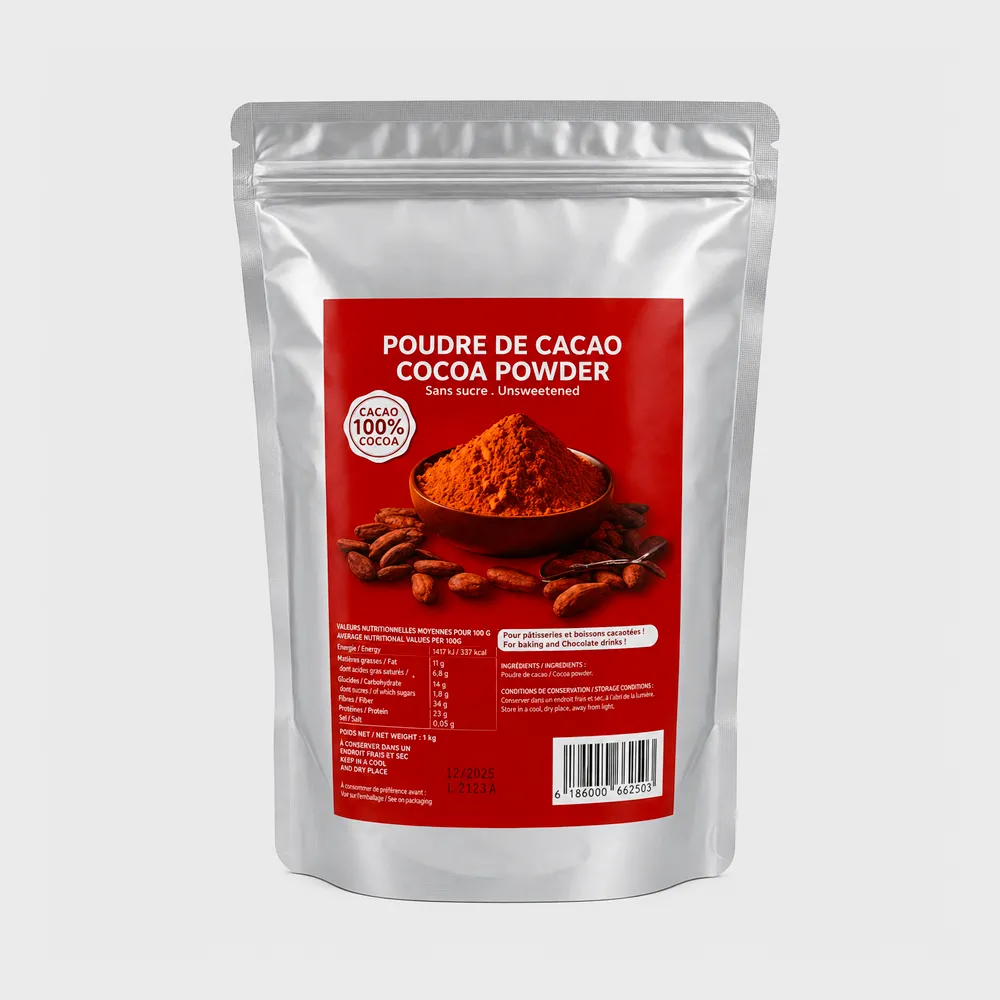 [CACAOGF1KG] POUDRE DE CACAO G.F 1KG