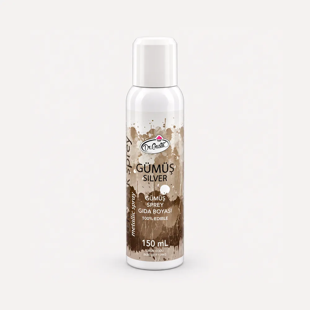 [DRGUSTO-0945] SPRAY 150ML SILVER