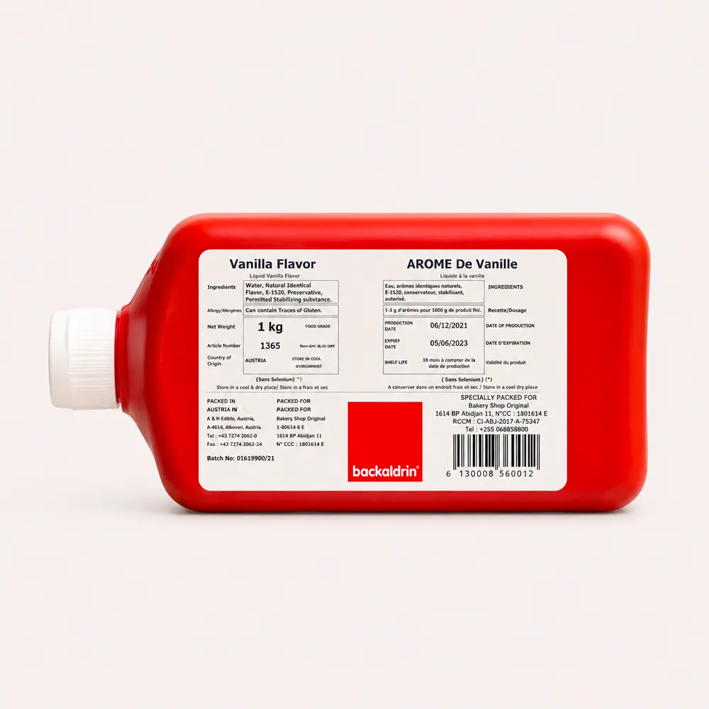 [BACK-ARV] AROME VANILLE BACKALDRIN 1L
